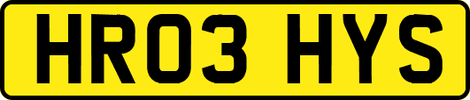 HR03HYS