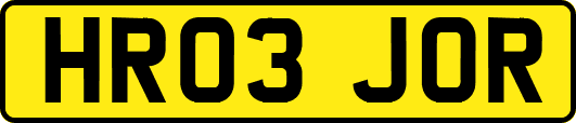 HR03JOR