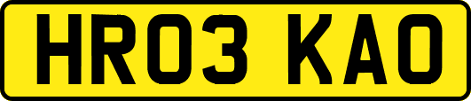 HR03KAO