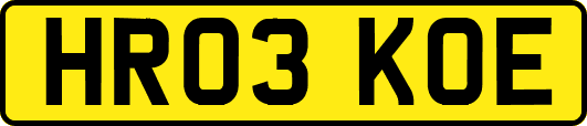 HR03KOE