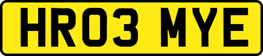 HR03MYE
