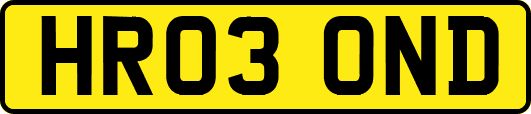 HR03OND