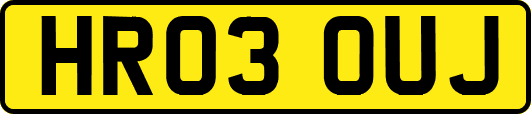 HR03OUJ
