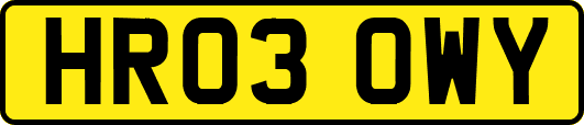HR03OWY