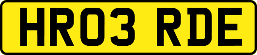 HR03RDE