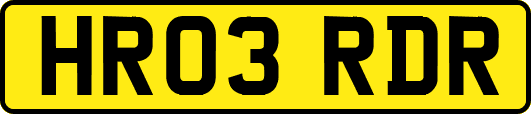 HR03RDR