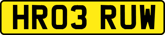 HR03RUW