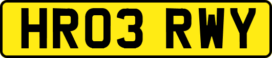 HR03RWY