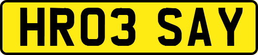 HR03SAY
