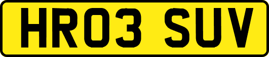 HR03SUV
