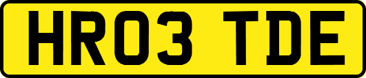 HR03TDE