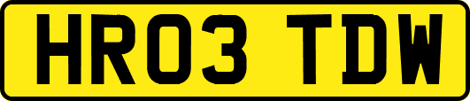HR03TDW