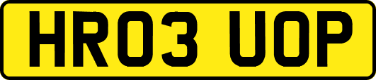 HR03UOP