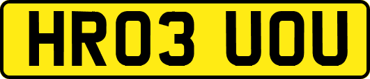 HR03UOU