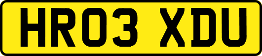 HR03XDU