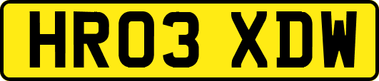 HR03XDW