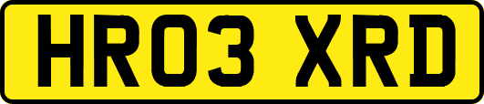 HR03XRD
