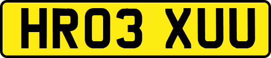 HR03XUU