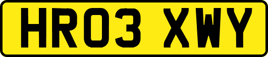 HR03XWY