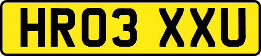HR03XXU