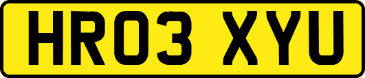 HR03XYU