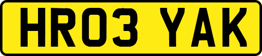 HR03YAK