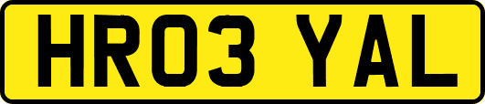 HR03YAL