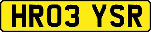 HR03YSR