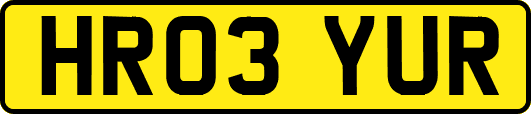 HR03YUR