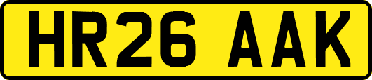 HR26AAK