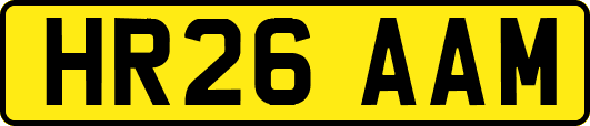 HR26AAM