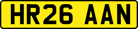 HR26AAN