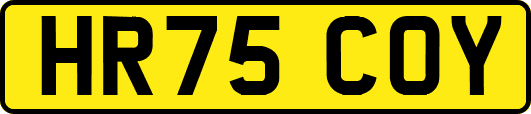 HR75COY