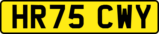 HR75CWY