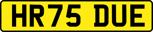 HR75DUE