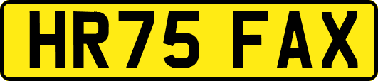 HR75FAX