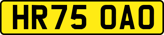 HR75OAO