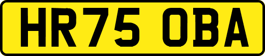 HR75OBA