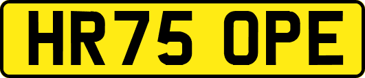 HR75OPE