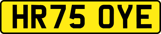 HR75OYE