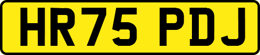 HR75PDJ