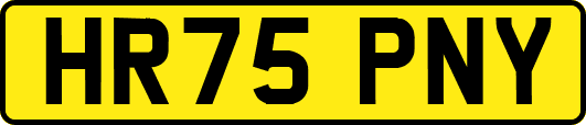 HR75PNY