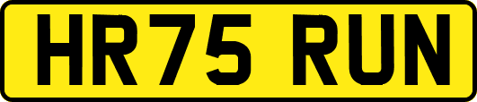 HR75RUN