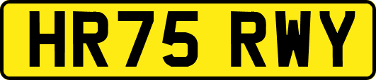HR75RWY