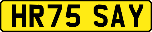 HR75SAY