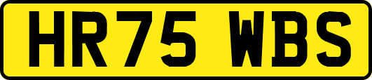 HR75WBS