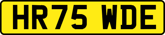 HR75WDE