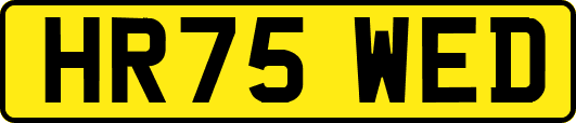 HR75WED