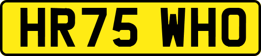 HR75WHO