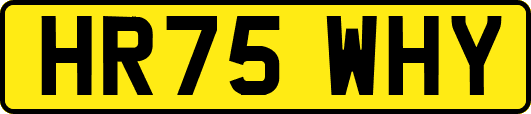 HR75WHY